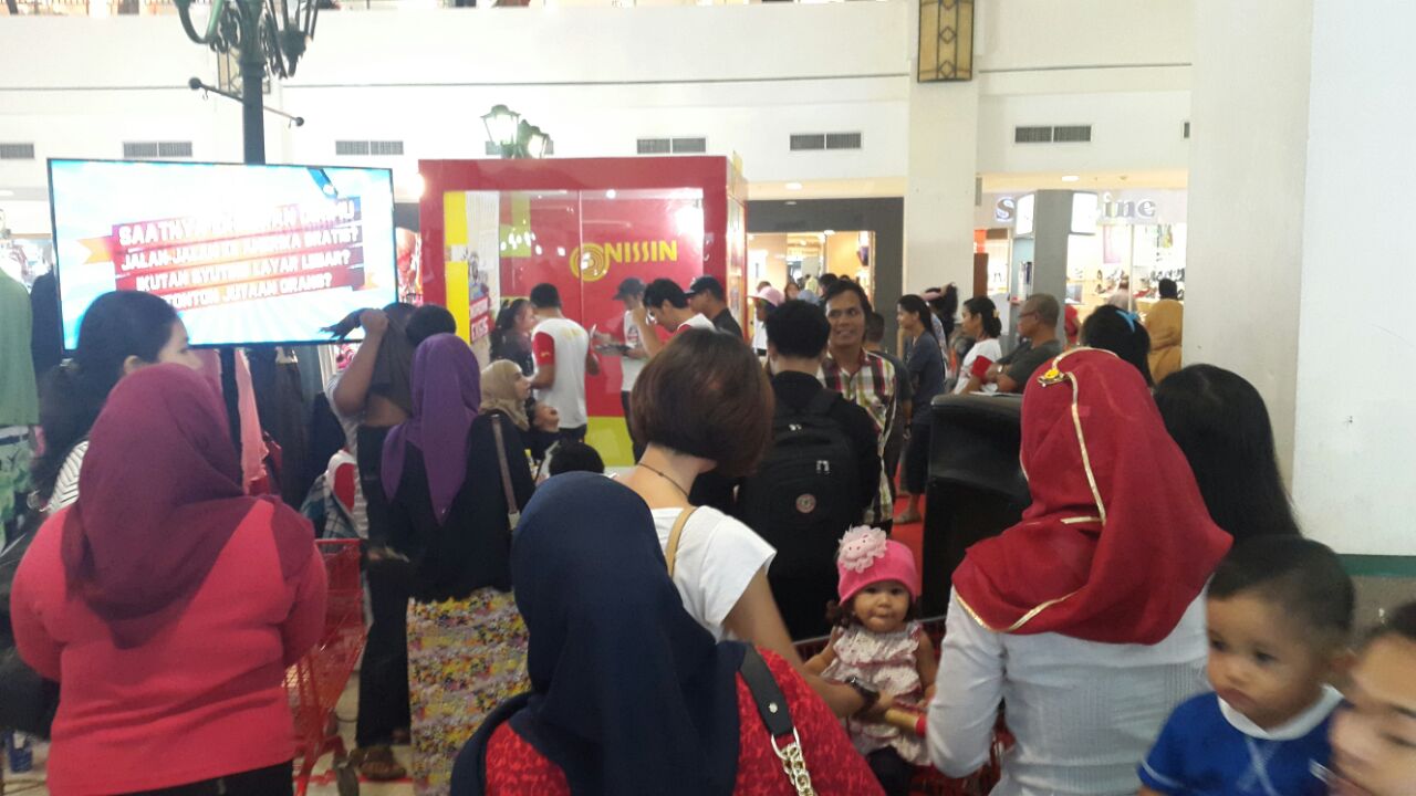 Roadshow #NissinMendadakEksis area Makassar - Mall Panakukang