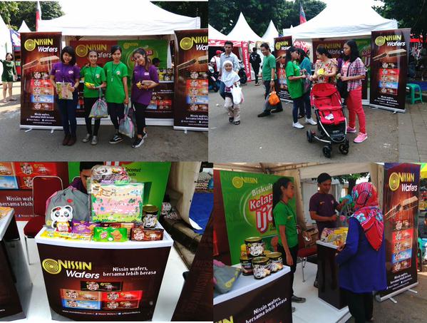 Serunya booth Nissin di PRJ